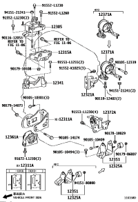 1236136060-ENGINE MOUNTING-12361-28220-ASIMCO THAILAND