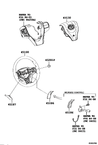 4518748040C0-COVER, STEERING WHEEL, LOWER NO.3