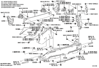 520160R060-ARM SUB-ASSY, REAR BUMPER, LH