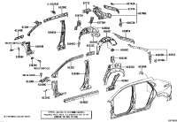 610240R240-PILLAR SUB-ASSY, FR