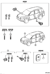 6900548370-CYLINDER SET, LOCK