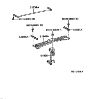 5190060140-CARRIER ASSY, SPARE WHEEL
