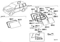 6270560010-FRAME SUB-ASSY, QUARTER WINDOW, RH