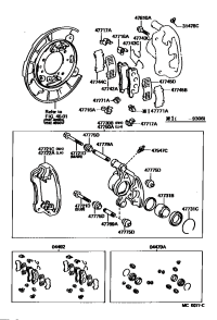 0447928070-CYLINDER KIT, RR