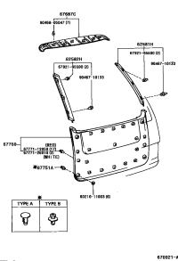 9046708157E1-CLIP(FOR BACK DOOR TRIM)