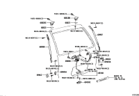 6881028010-HINGE ASSY, BACK DOOR, RH/LH