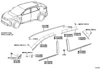 601170R060-COVER SUB-ASSY, FRONT PILLAR, UPR RH