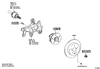 424100R070-HUB & BEARING ASSY