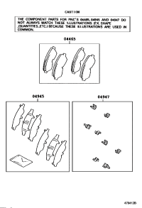 0446526320-PAD KIT, DISC BRAKE