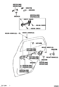 6905042021-CLOSER ASSY, RR