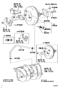 446100K020-BOOSTER ASSY-BRAKE