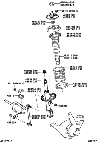 4813102A61-SPRING, FRONT COIL, LH