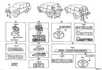7530360020-EMBLEM SUB-ASSY, HOOD