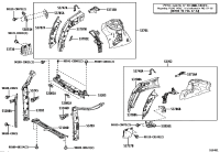 5320308070-SUPPORT SUB-ASSY, RADIATOR, LH