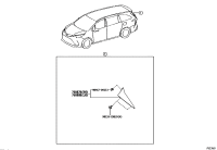 7608708030-SPOILER SUB-ASSY, REAR SIDE, RH