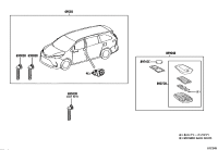 8907208020-Case comp, remote key (for smart key)