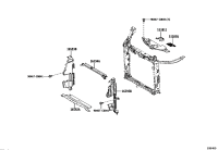 16592F0170-GUIDE, RADIATOR AIR