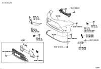 5211908911-COVER, FR BUMPER L/COLOR