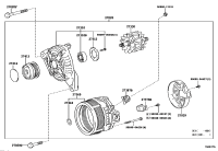 270600V170-ALTERNATOR, 12V 80A 4PK, TOYOTA