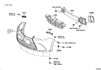 5253506190-RETAINER, FR BUMPER