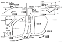 6222047050B0-GARNISH, FRONT PILLAR, LH