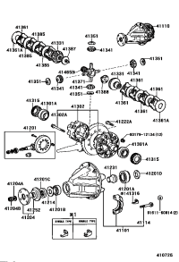 4137160020-SPIDER SUB-ASSY, FRONT DIFFERENTIAL