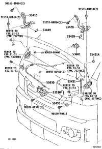 5363026071-CABLE ASSY, HOOD
