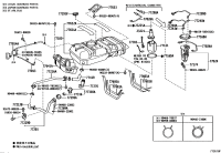 2322075240-PUMP ASSY, FUEL W/FILTER