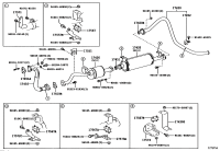 174200U010-PIPE ASSY, EXHAUST, CENTER