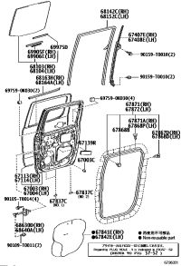 670040K010-PANEL SUB-ASSY, RR