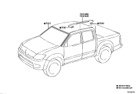 755510K011-MOULDING, ROOF DRIP SIDE FINISH, RH
