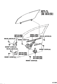 68720AA020-HINGE ASSY, FRONT DOOR, UPPER LH