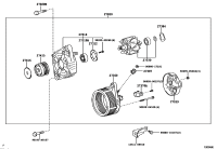 270600P150-ALTERNATOR, 12V 80A 4PK, TOYOTA