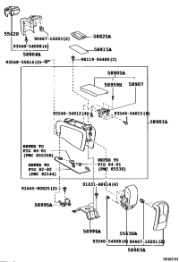 5890347010B0-PANEL SUB-ASSY, CONSOLE REAR END