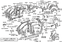 5874547010-PROTECTOR, QUARTER PANEL, FRONT RH