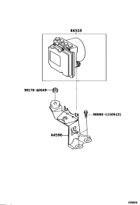 440500T010-ACTUATOR ASSY, BRAKE