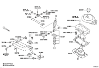 SU00300885-KNOB SUB-ASSY SHIFT