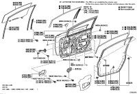 6810247072-GLASS SUB-ASSY, FRONT DOOR, LH