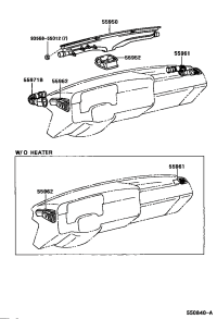 5598095J02B0-NOZZLE, SIDE DEFROSTER, NO.2