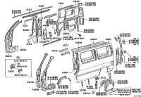 7660829415-MUDGUARD SUB-ASSY, QUARTER PANEL, REAR LH