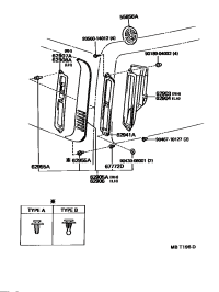 6290395J00-DUCT ASSY, QUARTER VENT, RH/LH