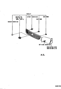 5310026200-GRILLE RADIATOR