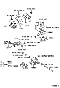 1230367021-BRACKET, ENGINE