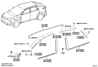 601170R100-COVER SUB-ASSY, FRONT PILLAR, UPR RH