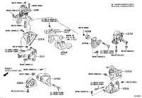 123210T330-BRACKET, ENGINE MOUNTING, REAR(FOR TRANSVERSE ENGINE)