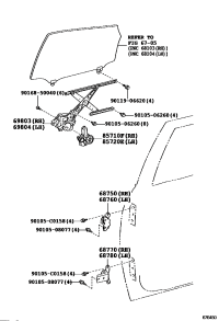 8571047130-MOTOR ASSY, POWER WINDOW REGULATOR, RH
