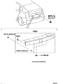 7680147070C0-GARNISH SUB-ASSY