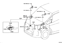 5342026060-HINGE ASSY HOOD LH