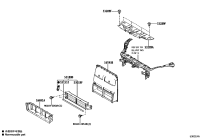 532890R050-COVER, RADIATOR SUPPORT OPENING