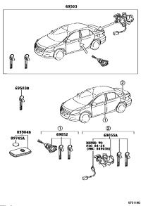6900502290-CYLINDER SET, LOCK